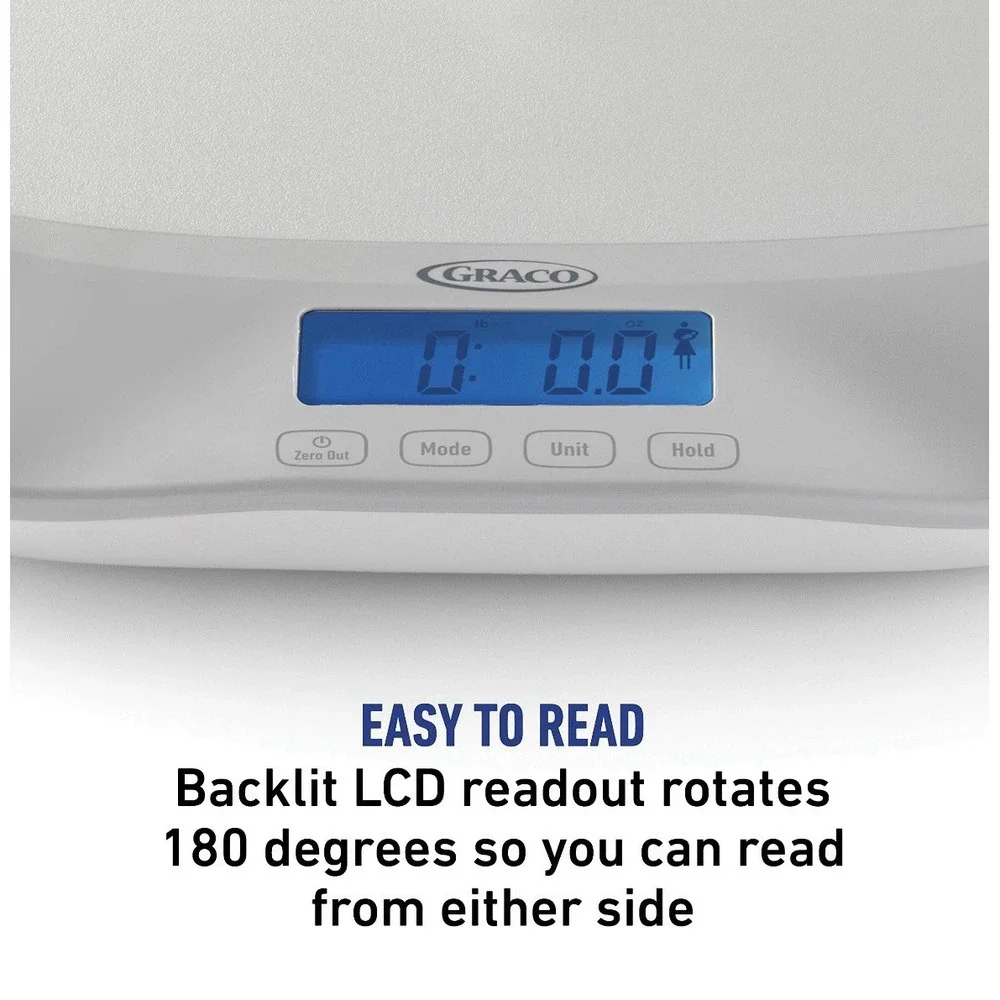 Graco Digital LCD Infant to Toddler to Big‎ Kid Multifunction Baby Weight Scale